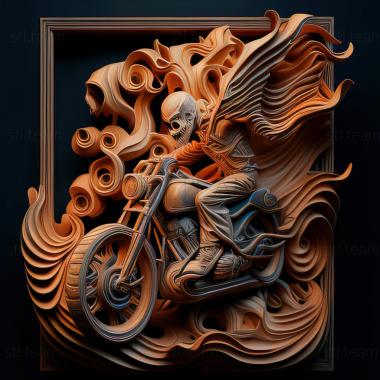 3D модель St ghost rider (STL)